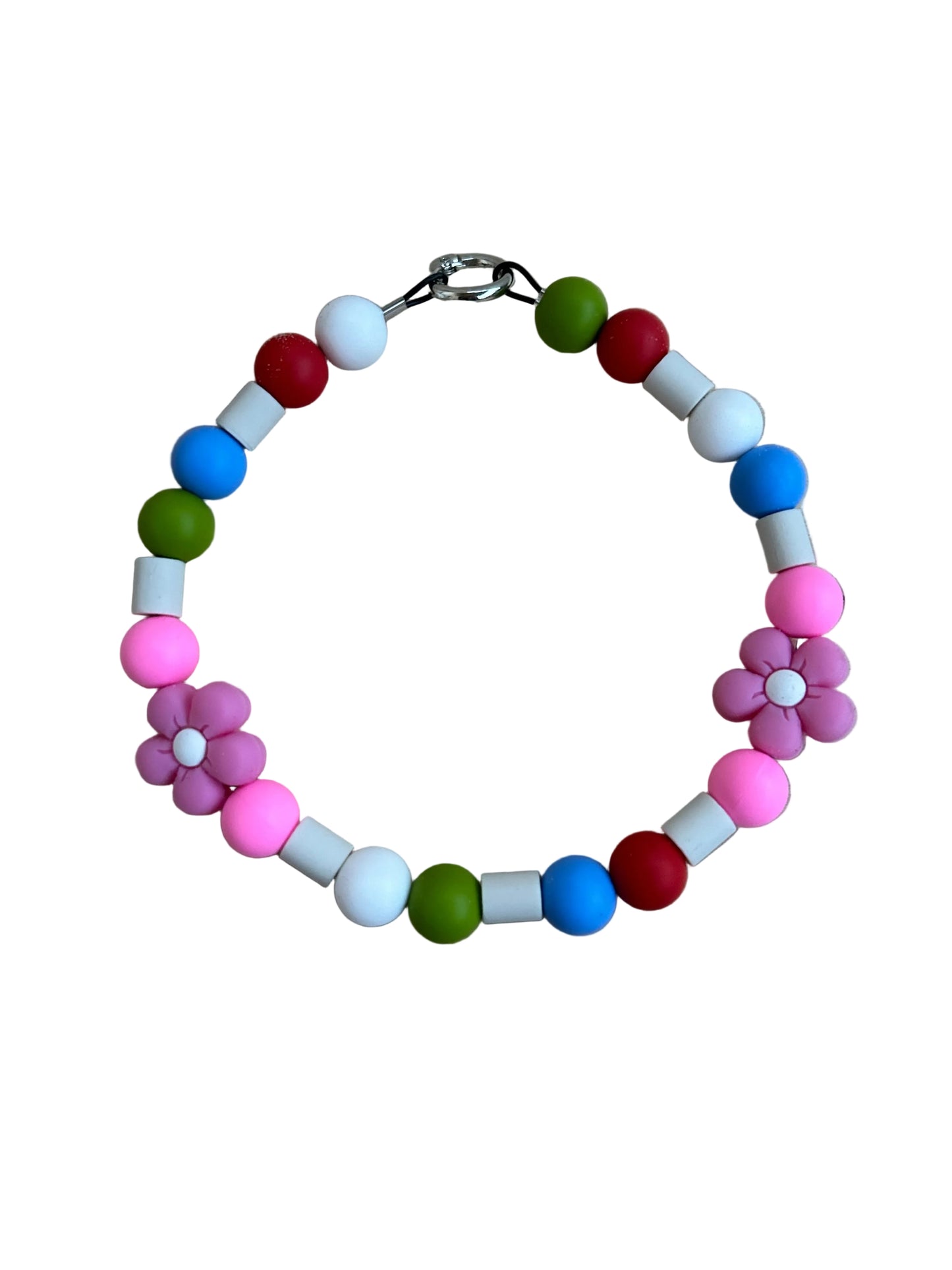Tekenband Silicone - Pink Flowers