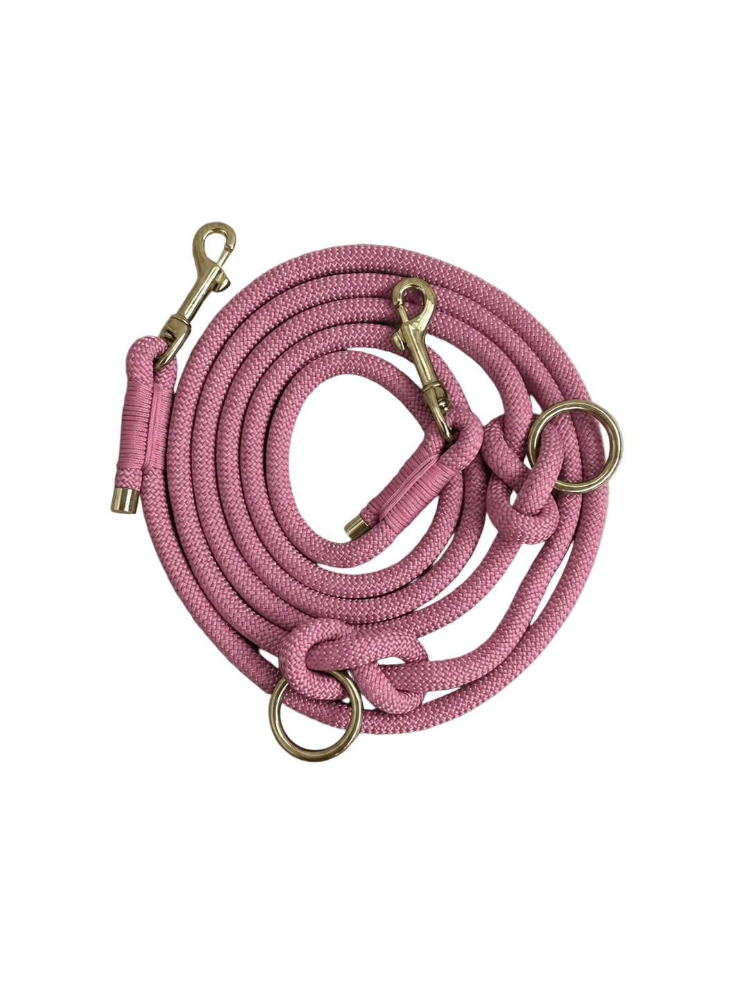Handgemaakte handsfree leash - Lavender roze