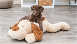 Trixie Knuffelhond Benny Beige / Bruin 75 cm