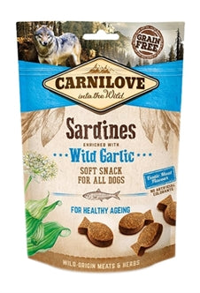 Carnilove Soft Snack Sardientjes / Wilde Knoflook