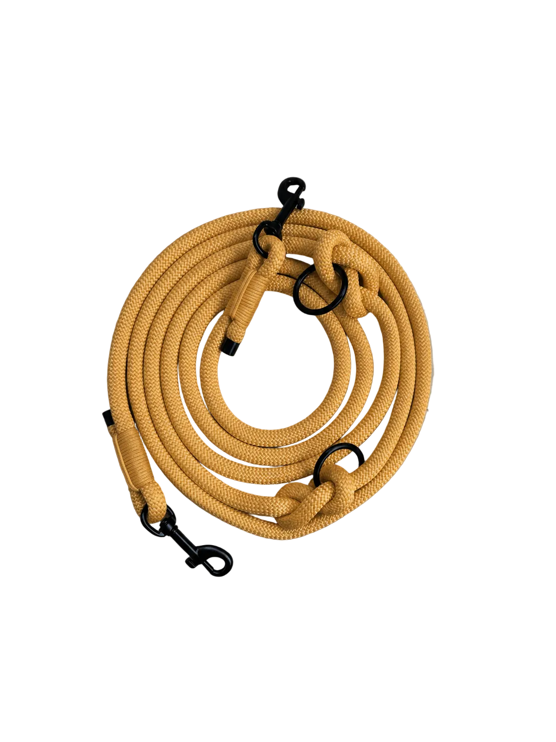 Handgemaakte handsfree leash - Butterscotch