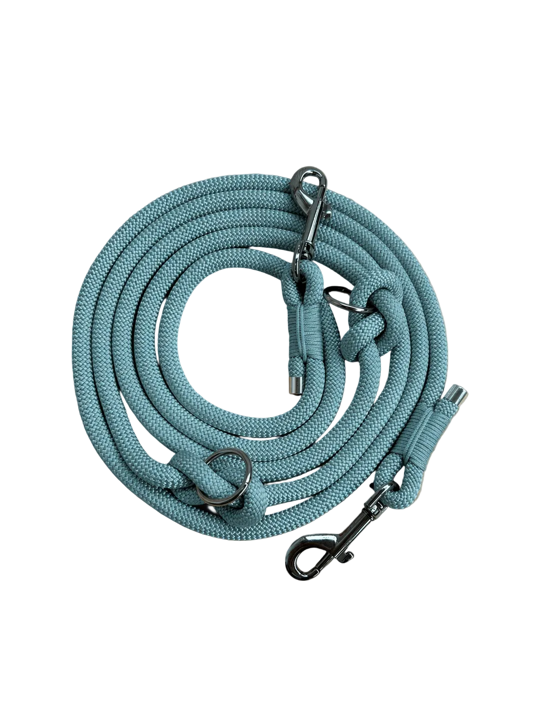 Handgemaakte handsfree Leash - Ice Blue